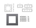 Рамка Ambrella Volt AF250502 AF250502