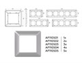 Рамка Ambrella Volt AF110501 AF110501