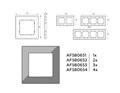 Рамка Ambrella Volt AF580651 AF580651
