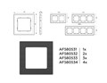 Рамка Ambrella Volt AF580533 AF580533