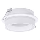 Светильник встраиваемый GX53 с акрилом круг Белый AS1447WH